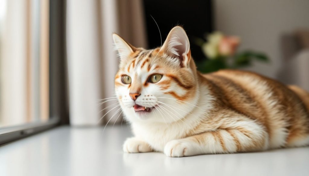 why is my cat's breathing labored - AI generated illustration 1