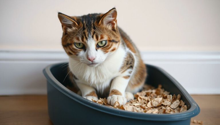 cat not using litter box because of litter