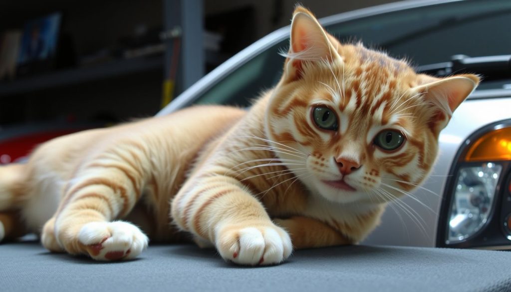 how to get cat pee smell out of a car