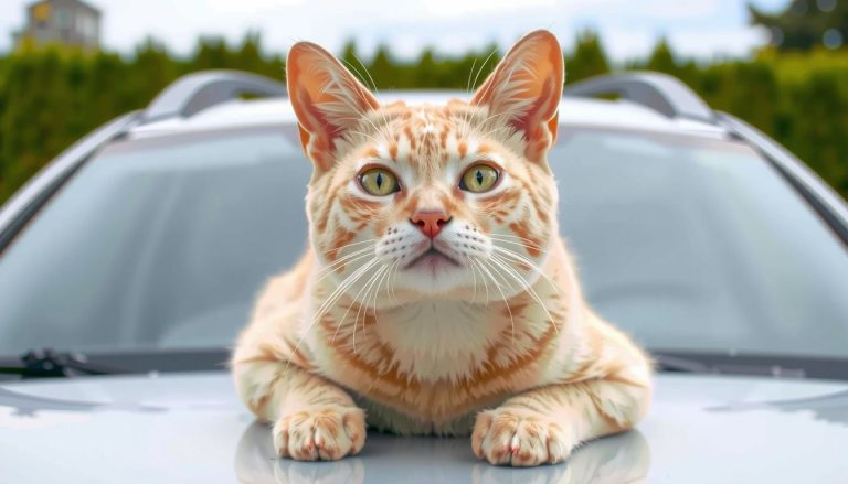 how to keep cats off of car