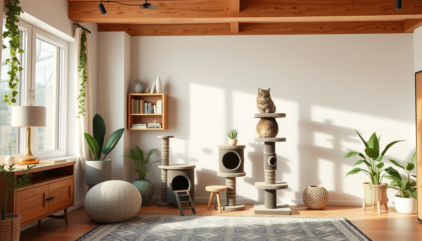 cat trees for small apartments