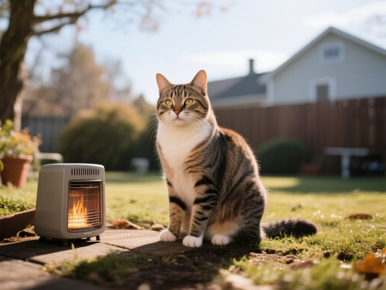 editorial hero image representing: how to keep outdoor cats warm without a heater, wide shot, natural lighting, high detail