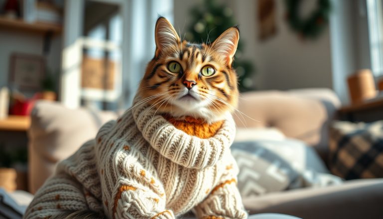 Cat Winter Sweater