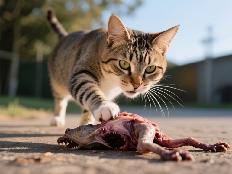 editorial hero image representing: Why Does My Cat Bring Me Dead Animals, wide shot, natural lighting, high detail