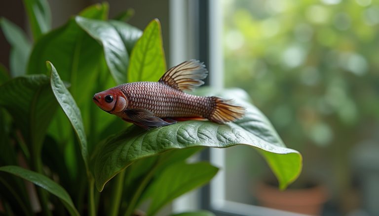 Why Is My Betta Fish Sleeping On A Plant